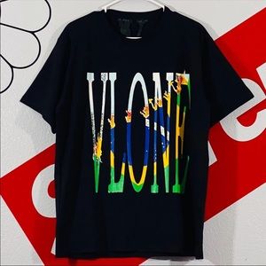 VLONE Brazil Big Logo Black XL T-Shirt